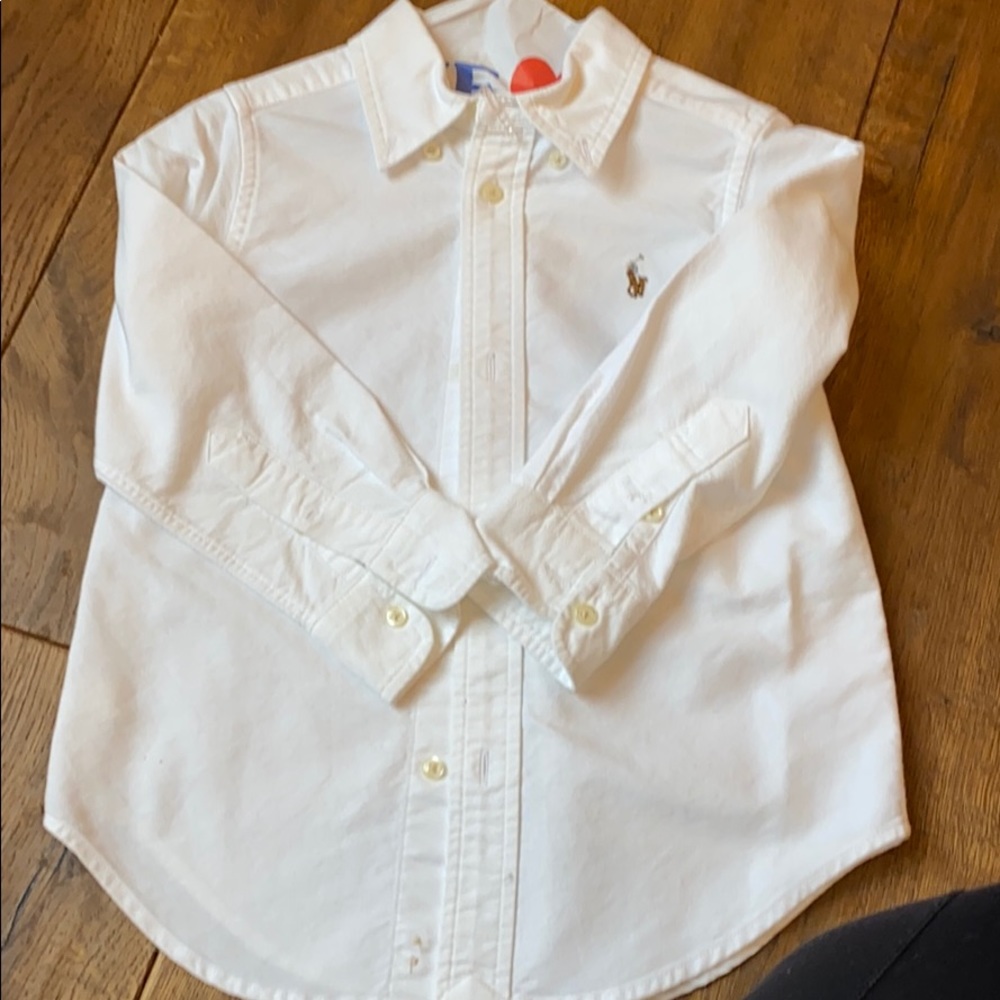 Toddler Ralph Lauren white dress shirt